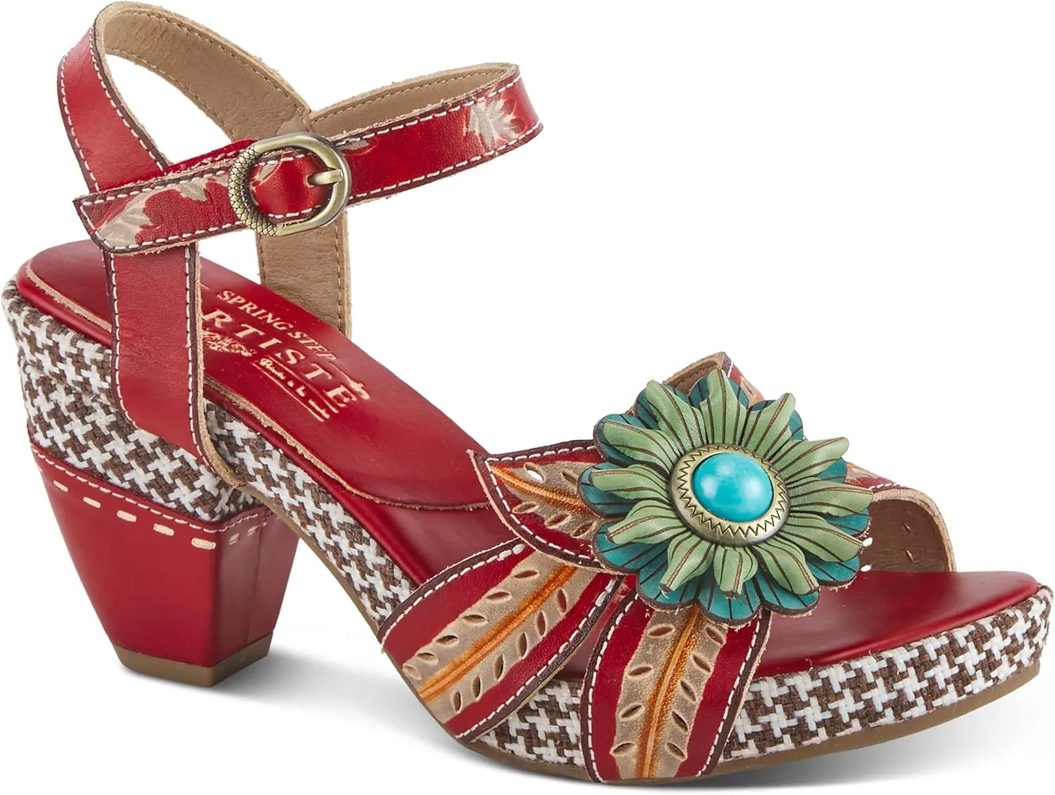 Spring Step L'Artiste Women's Astarr Ankle Strap High Heel Sandal