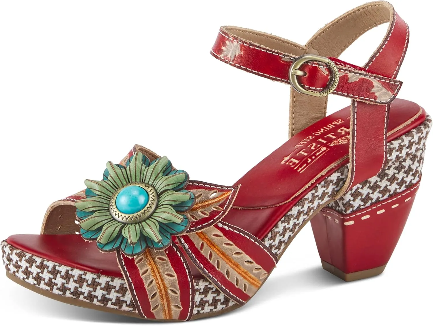 Spring Step L'Artiste Women's Astarr Ankle Strap High Heel Sandal