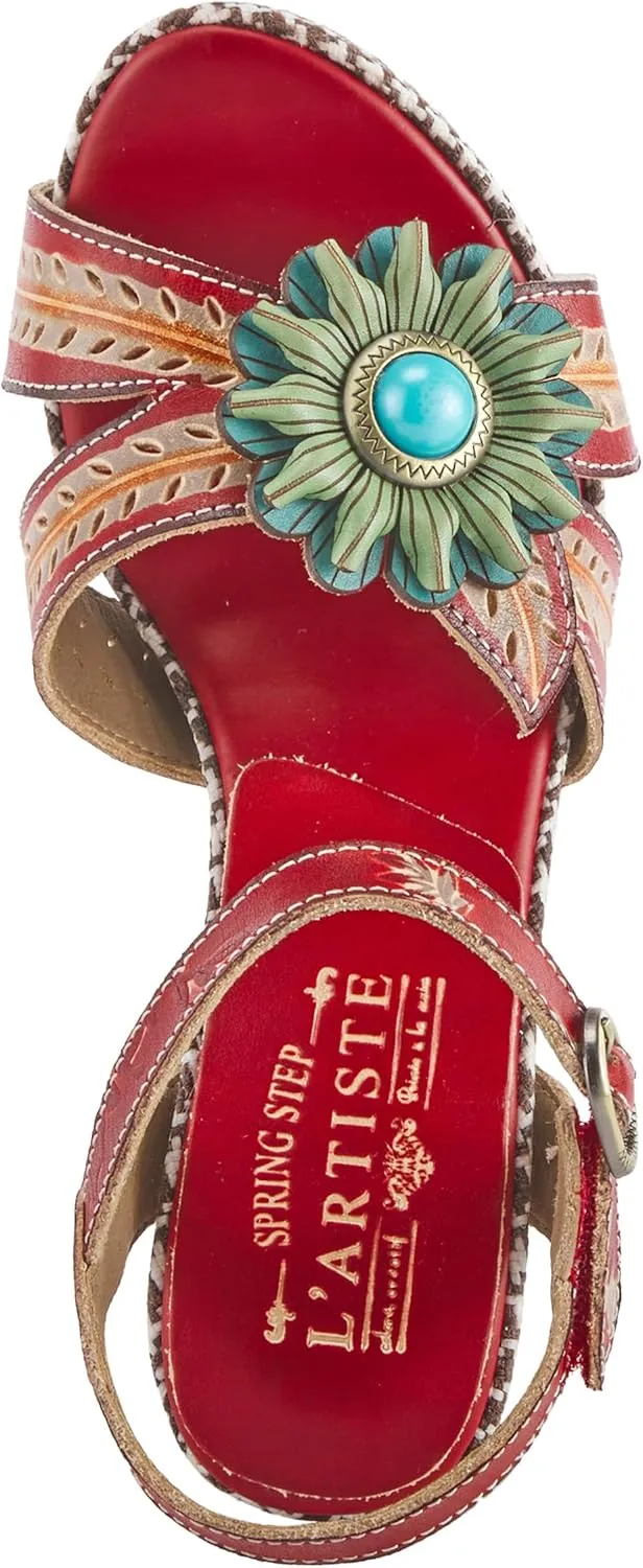 Spring Step L'Artiste Women's Astarr Ankle Strap High Heel Sandal