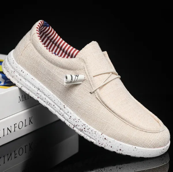Stilvolle Canvas-Loafer für Herren - Milan, Frühling 2025 Edition