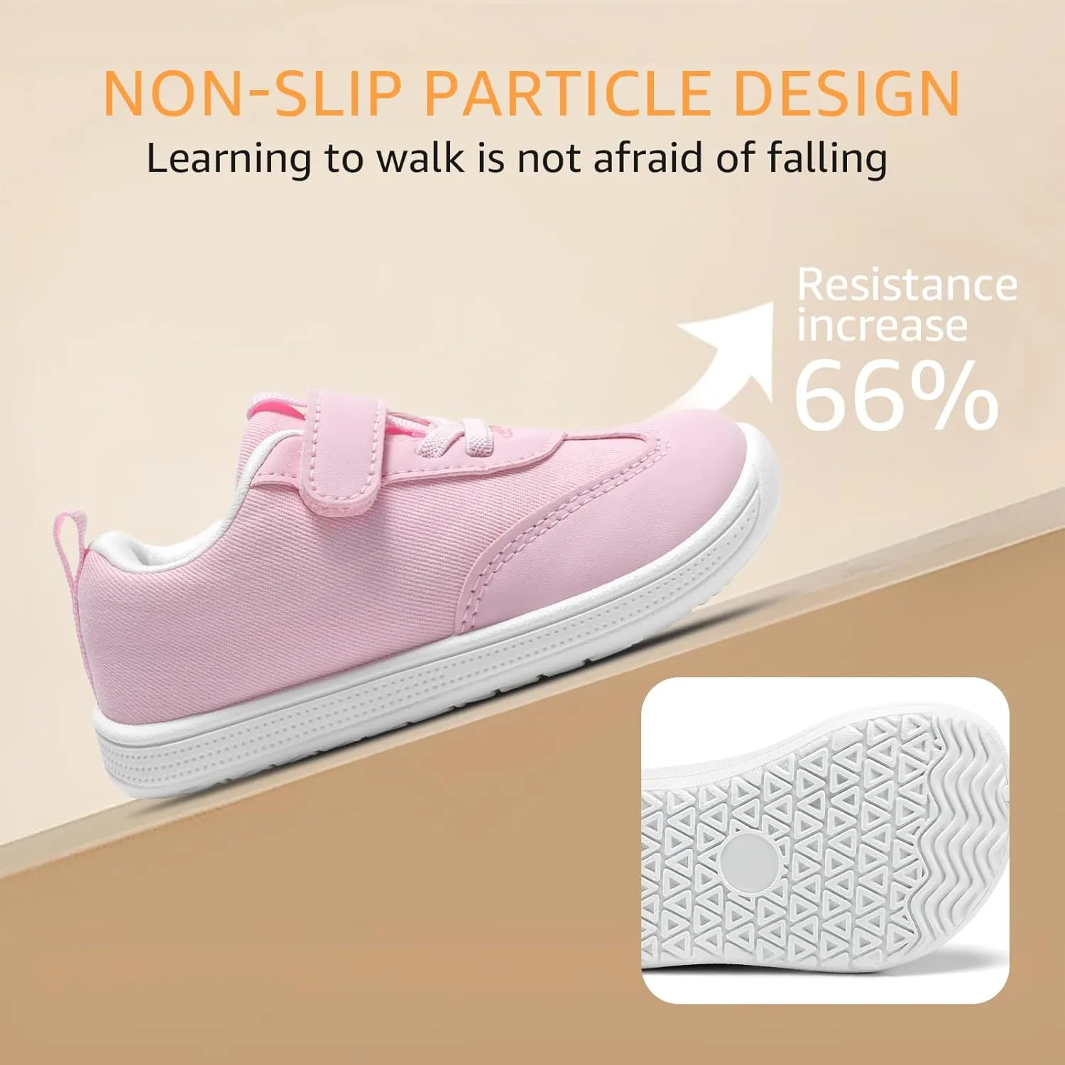 STQ Toddler Girls Boys Wide Toe Barefoot Shoes Kids Walking Tennis Comfort Sneakers Lightweight Breathable Gym Shoe