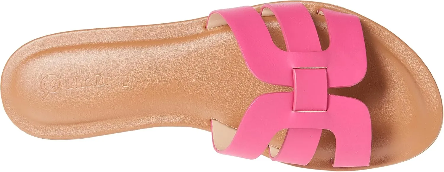 The Drop Women's Monika Flat H-Band Slide Sandal