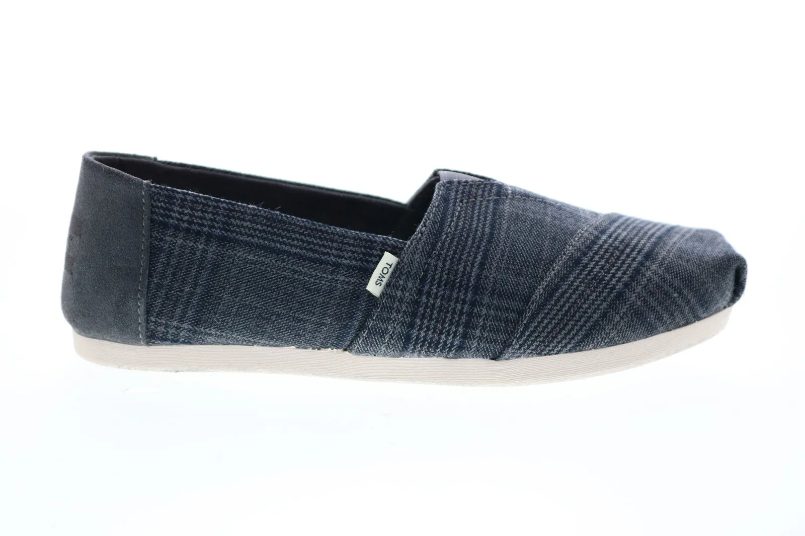 Toms Alpargata 10015666 Womens Gray Canvas Loafer Flats Shoes