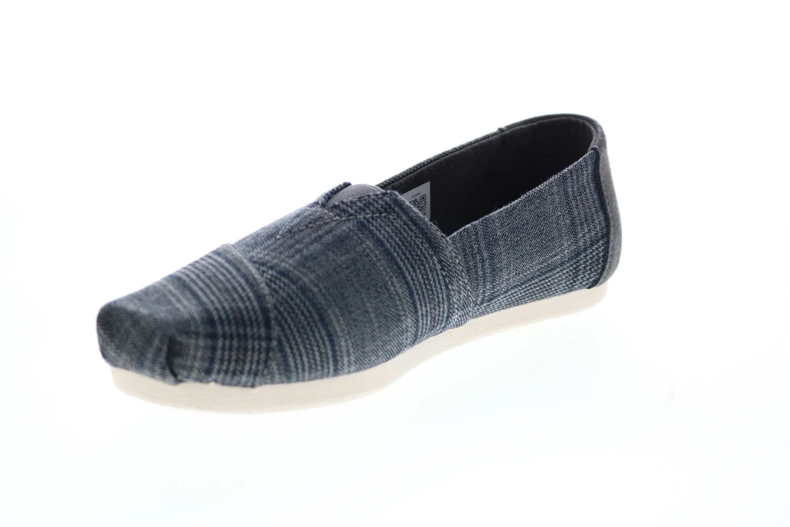 Toms Alpargata 10015666 Womens Gray Canvas Loafer Flats Shoes