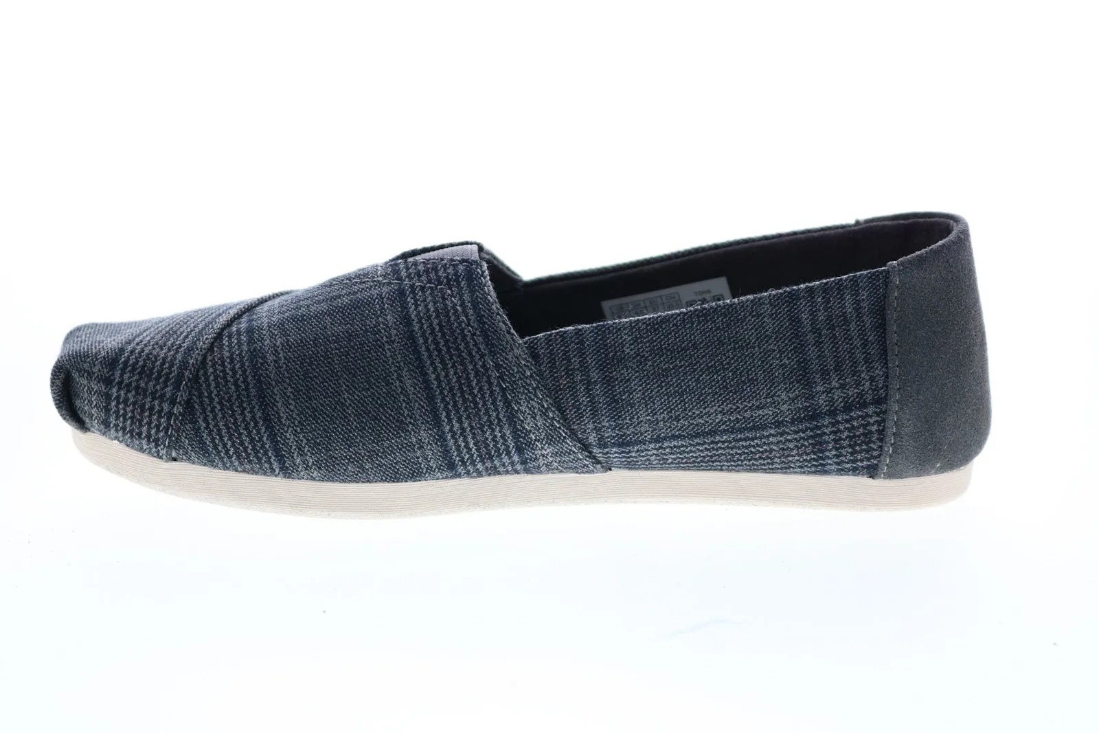 Toms Alpargata 10015666 Womens Gray Canvas Loafer Flats Shoes