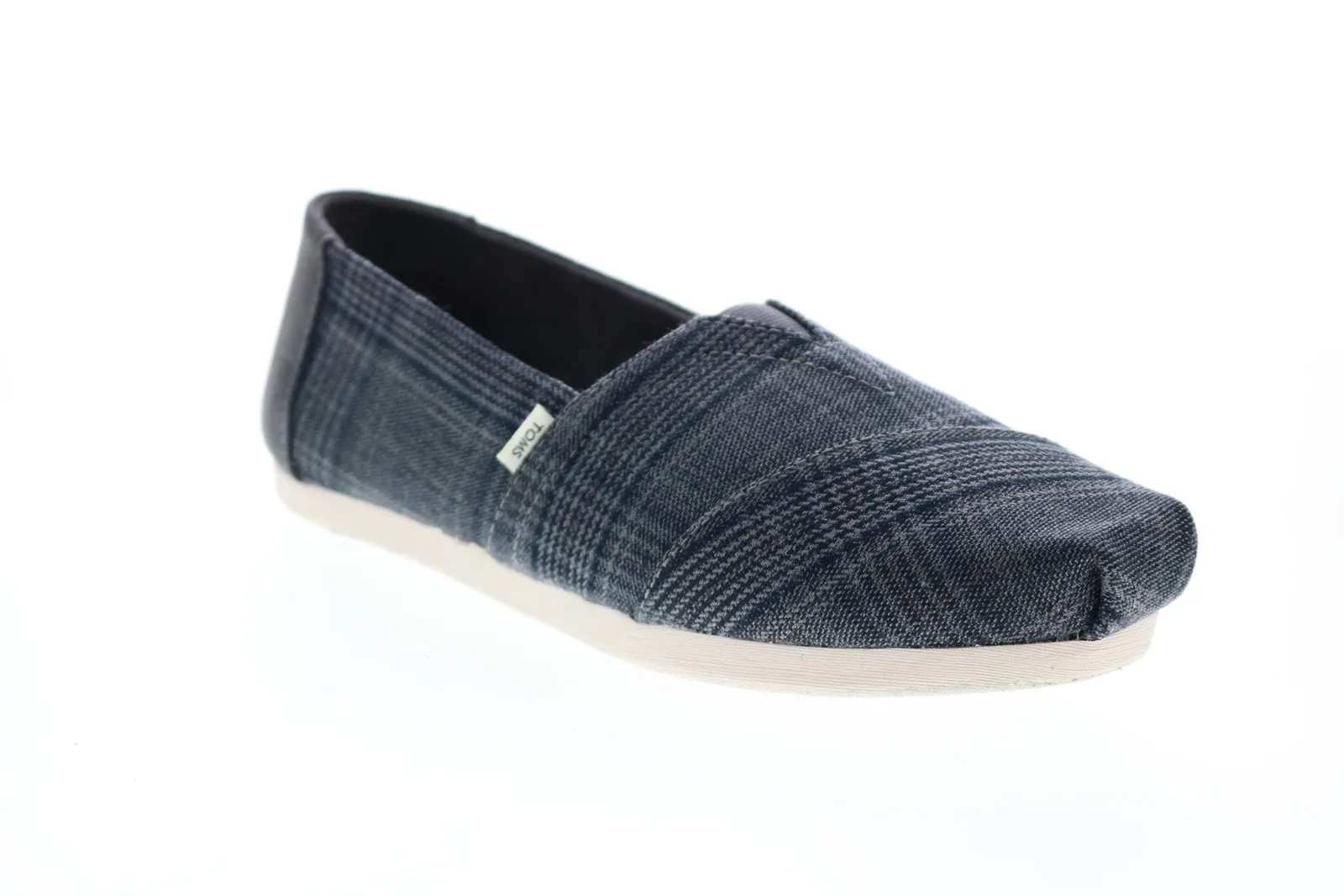 Toms Alpargata 10015666 Womens Gray Canvas Loafer Flats Shoes