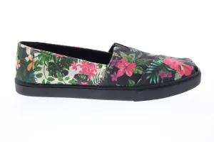 Toms Classic 10015347 Womens Black Canvas Slip On Loafer Flats Shoes