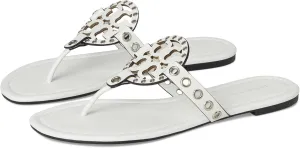 Tory Burch Women's Miller Eyelet Sandal Slide
