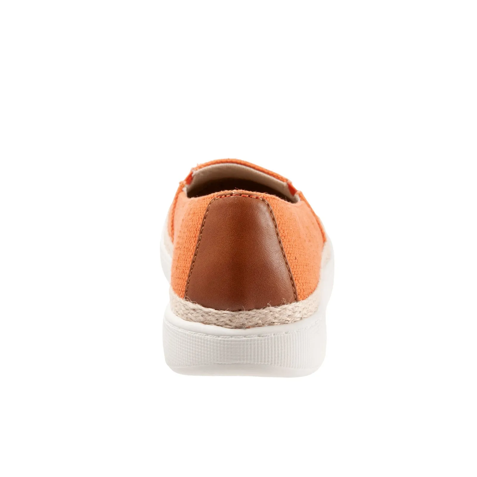 Trotters Accent T1803-800 Womens Orange Extra Wide Loafer Flats Shoes