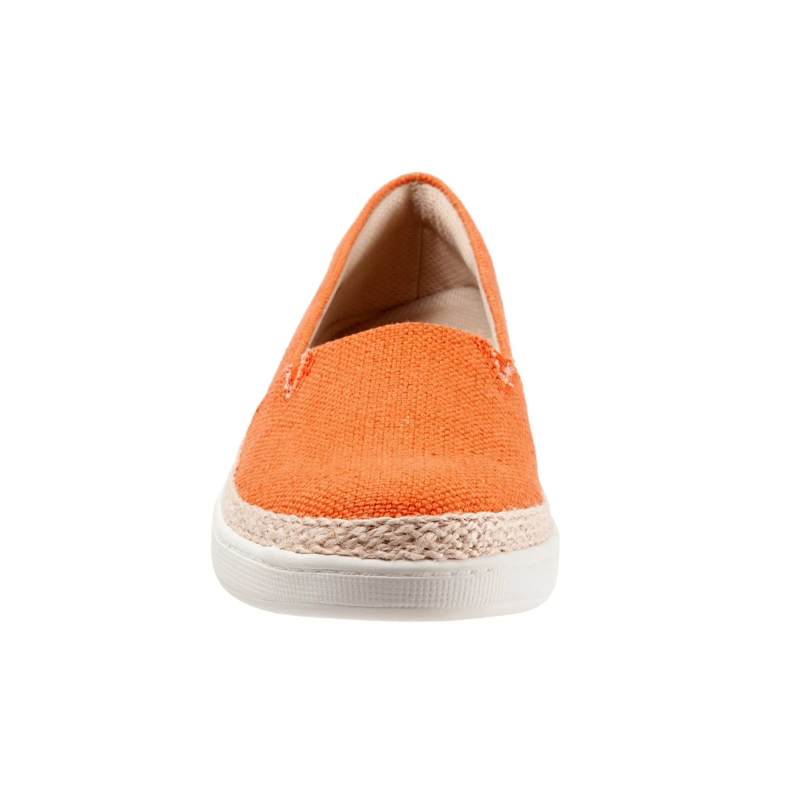 Trotters Accent T1803-800 Womens Orange Extra Wide Loafer Flats Shoes