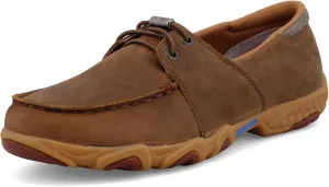 Twisted X Women's Boat Shoe Leather Driving Moccasins