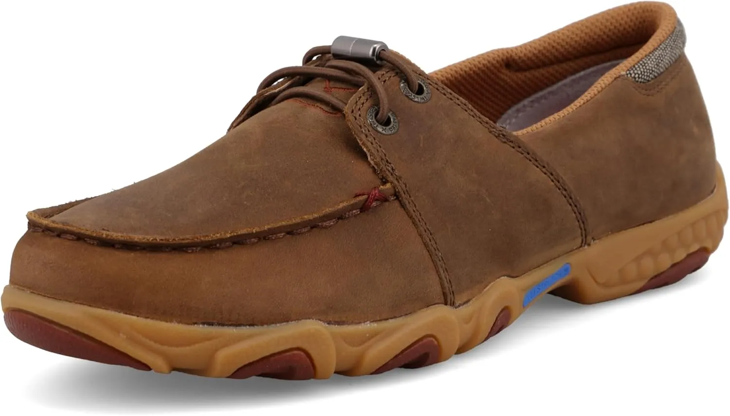 Twisted X Women's Boat Shoe Leather Driving Moccasins