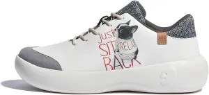 UIN Men's Art Painted Fashion Sneaker Wide Toe Lace-up Lightweight Comfort Walking Travel Shoes Bartello