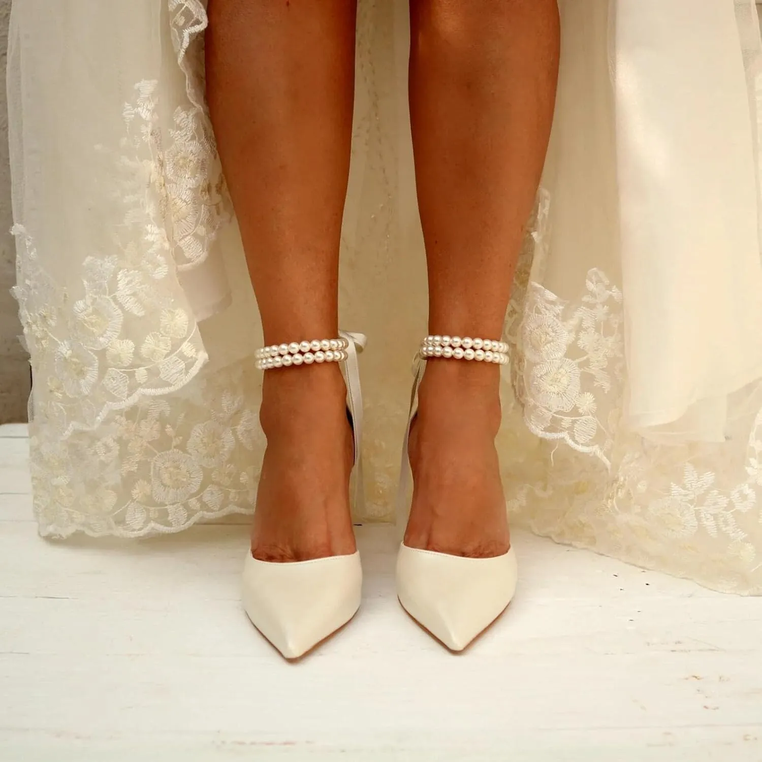 Women's Chunky High Heels Pumps Closed Toe Block Heels Dress Pump Shoes for Women Prom Wedding Party Office Work Formal Sandal