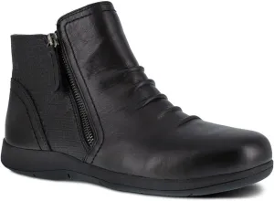 Women's Daisey Work Safety Toe Ruched Bootie Casual Shoes
