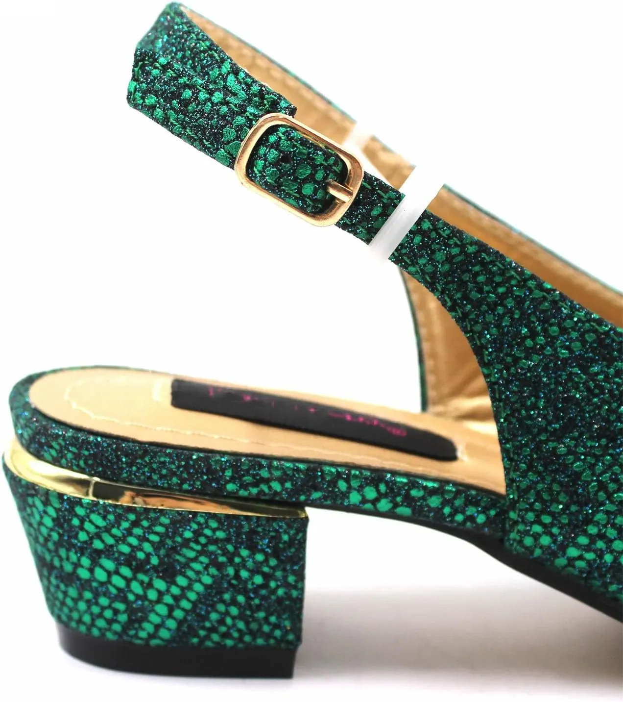 Womens Italian Wedding Shoes Set 2025 Bridal Pumps Rhinestone Comfortable Heels with Matching Evening Bag