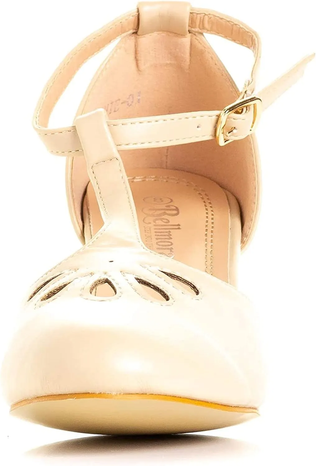 Women's Jamie-01 Vintage Round Toe T-Strap Mary Jane Costume Dress High Heel Swing Shoe with Sexy 3" Heel for Every Flapper