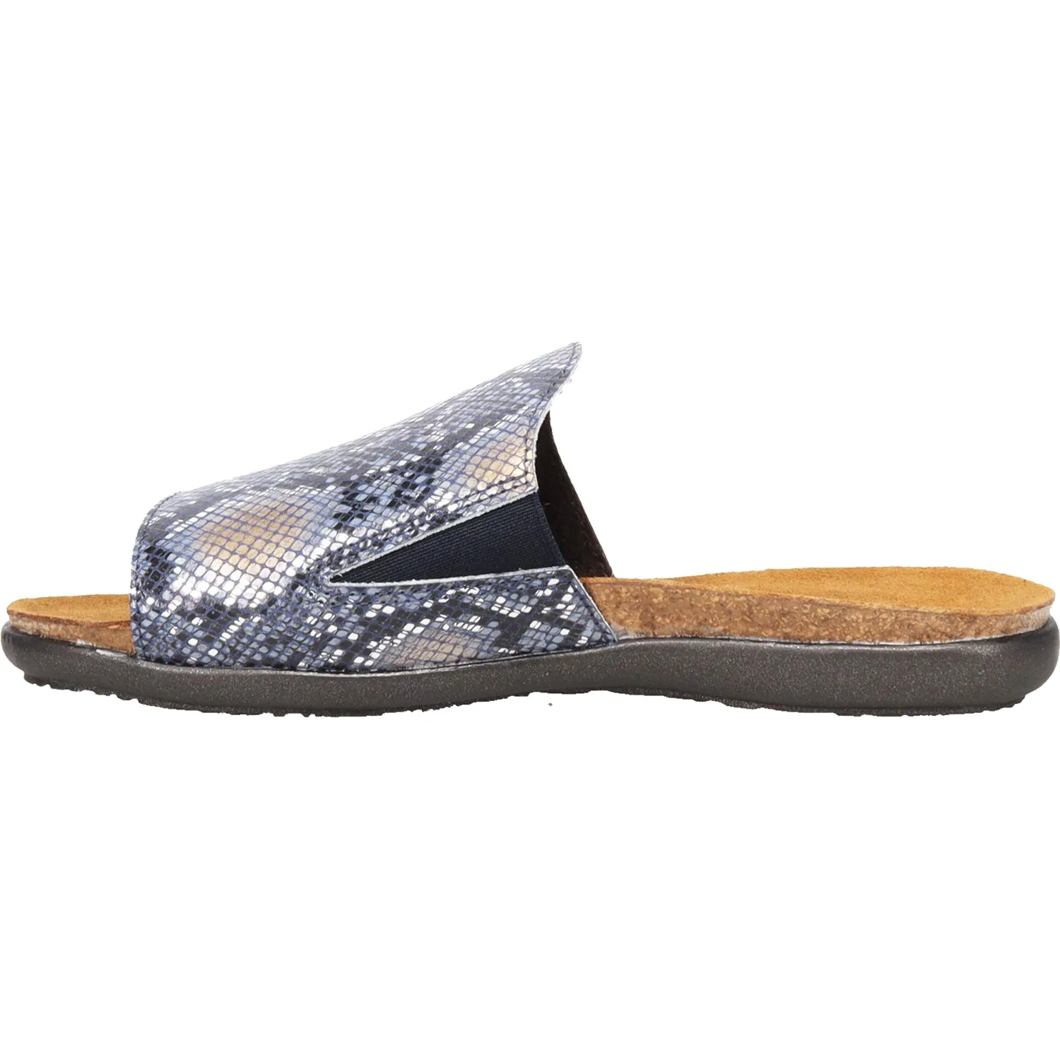Women's Naot Skylar Navy Python Leather