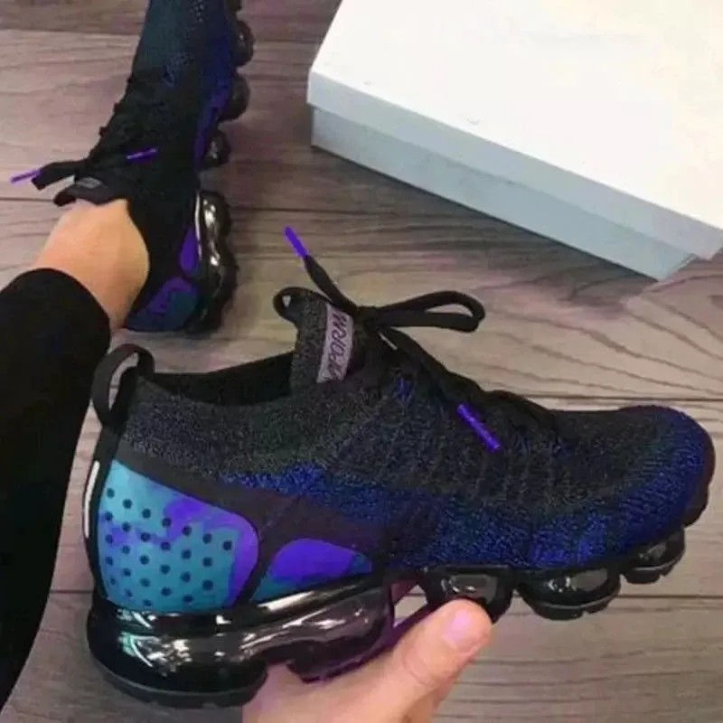 Women's Vulcanized Shoes New Solid Color Platform Heightening Sneaker