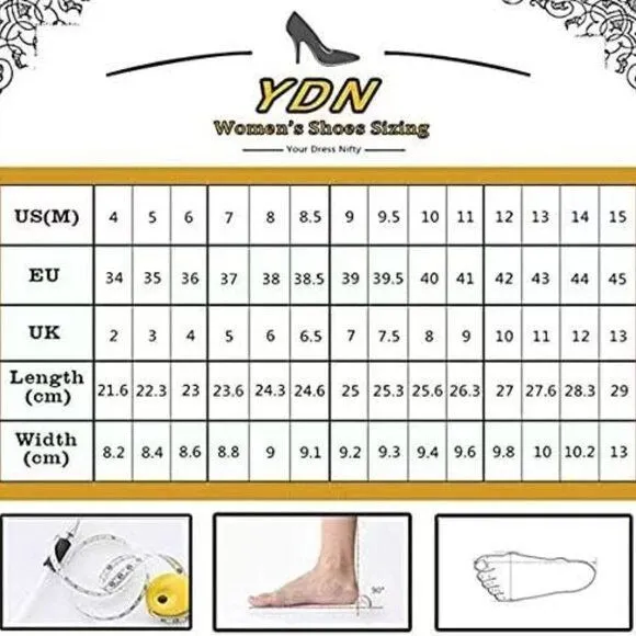 YDN Women Pointed Toe Bow Pump Colorful Rhinestone Block Low Heel Butterfly