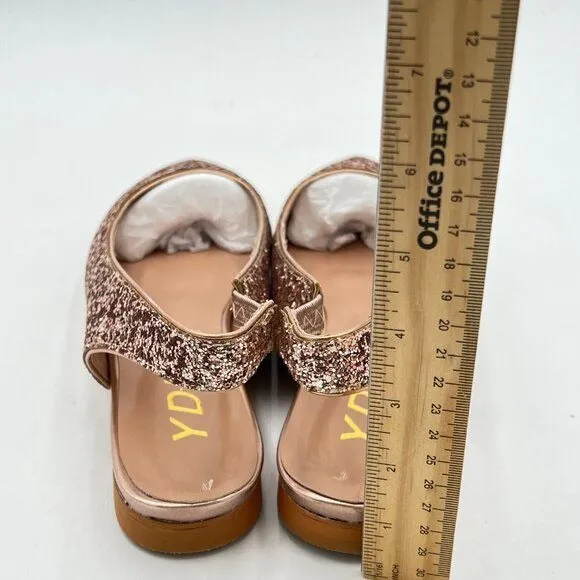 YDN Women's Pointed Toe Slingback Ballet Flats Low Heel Slide Sandals Comfortabl